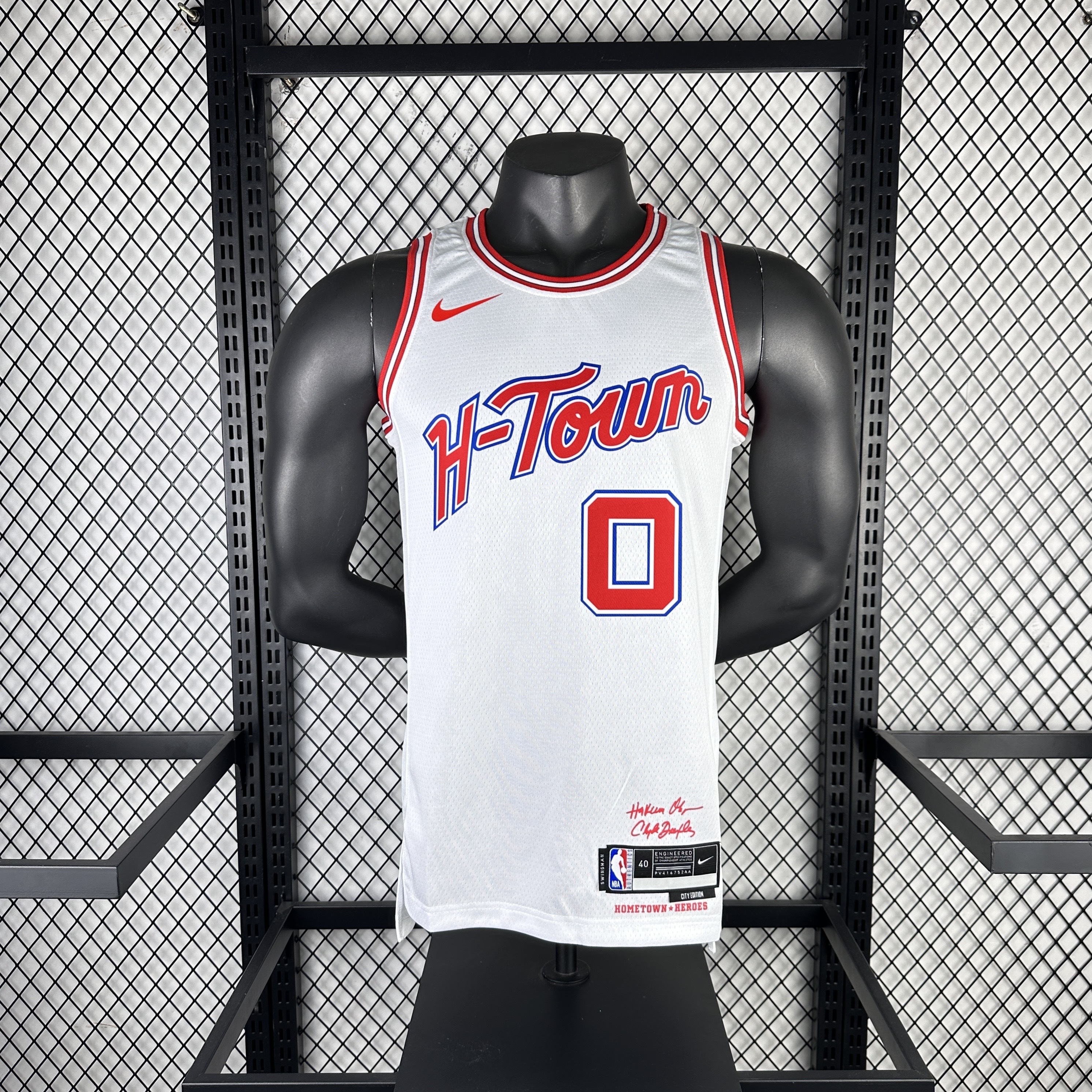 Men Houston Rockets #0 Westbrook white 2025 NBA jersey->orlando magic->NBA Jersey